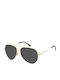 Victoria Beckham Unisex Sonnenbrillen mit Goldenem Metallrahmen