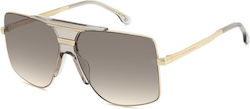 Victoria Beckham Sonnenbrillen Gold mit Metallischem Rahmen