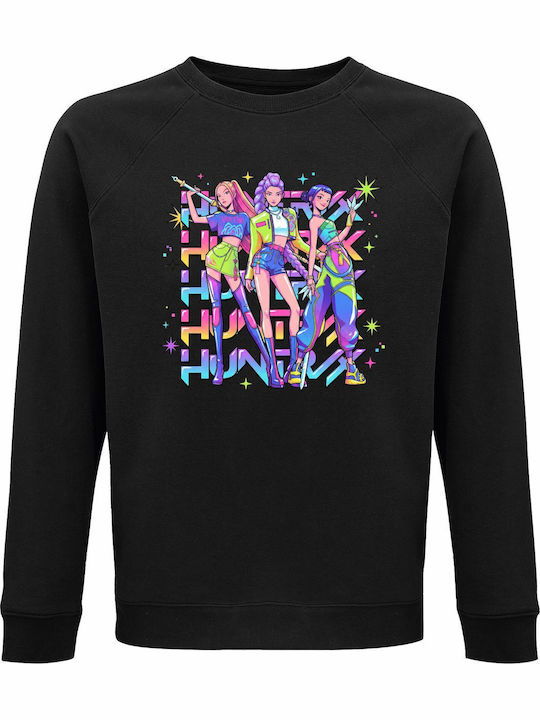 kirikoko Kids Sweatshirt Black Kpop Huntrix, Sa...