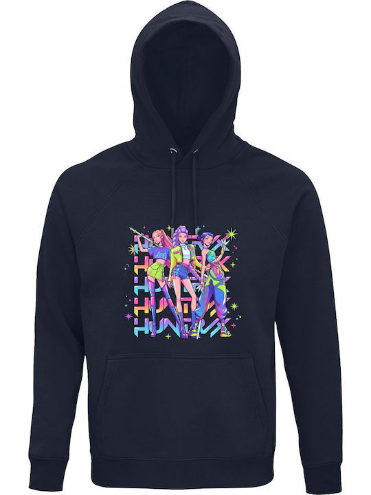 kirikoko Kids Sweatshirt with Hood French Navy ...
