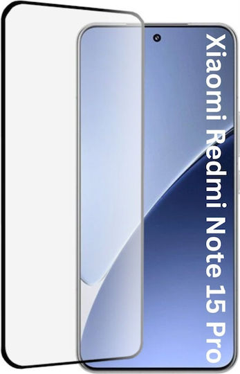 3D 0.33mm Vollkleber Displayschutzfolie Schwarz (Redmi Note 15 Pro 4G)