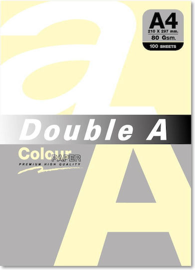 Double A Цветна Копирна Хартия A4 80gsm 100 Листа Double A Pastel Cheese