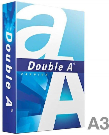 Double A White Copier Paper A3 80gsm 500 Sheets Ream Class A Double A