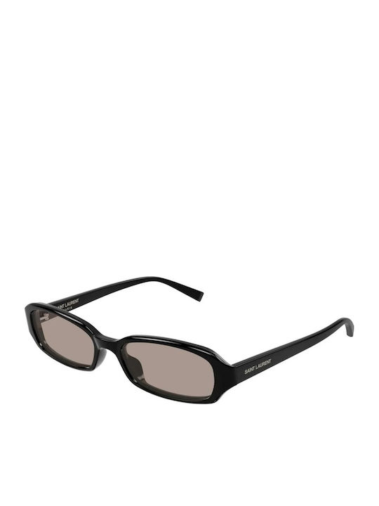 Ysl Unisex Sonnenbrillen mit Schwarz Horn umran...