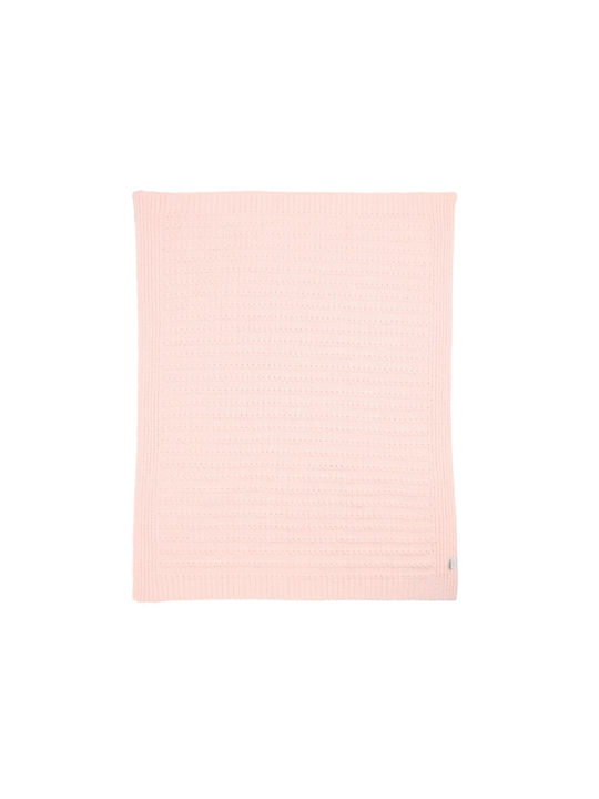 Mamas & Papas Blanket Nursery Swaddling Blankets Knitted Pink 70x90cm