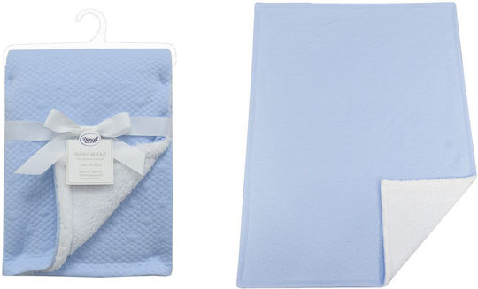 Dimcol Pătură Pepinieră Swaddling pături Albastră 75x100cm