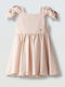 Mädchenkleid Ärmellos Set aus 2 mit Zubehör Rosa