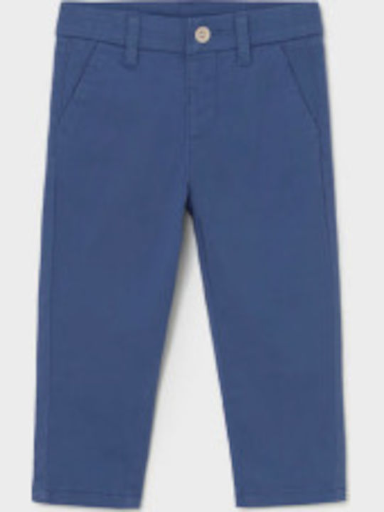 Mayoral Kids Trousers Chino Blue