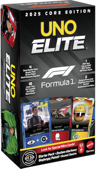 Board Game Uno Elite for 2-5 Players 7+ Years Old (EN) Mattel