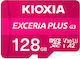 Kioxia Exceria Plus G3 microSDXC 128GB U3 V30 A2 UHS-I 210MB/s mit Adapter