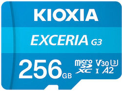 Kioxia Exceria Gen3 microSDXC 256GB Klasse 10 U3 V30 A2 UHS-I Kioxia Exceria Gen3 microSDXC 256GB Klasse 10 U3 V30 A2 UHS-I