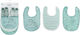 Dimcol Bavetă material textil cu autocolant Verde 5buc