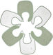 Trois Kilos Sept Waterproof Fabric Baby Bib with Hoop & Loop Fastener Green for 4 m+ 6 Pieces