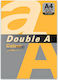Double A Colored Paper Copier A4 75gsm 25 Sheets Pack Double A Neon Orange