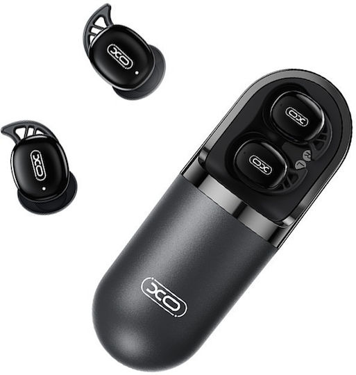 XO G48 Sleep In-ear Bluetooth Handsfree Ακουστικά με Αντοχή στον Ιδρώτα και Θήκη Φόρτισης Μαύρα