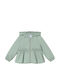 Kids Casual Windproof Jacket with Hood Green