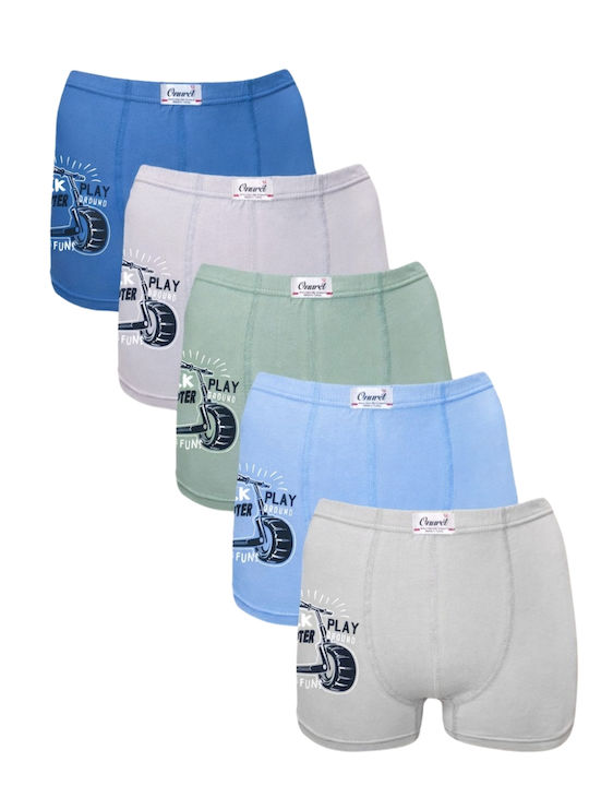 Onurel Set Kinder-Boxershorts Bunte 5Stück