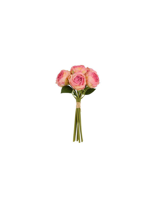 Bouquet of Artificial Flowers Rose Pink Atmosphera
