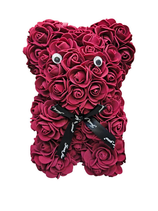 Rose Bear Eyes Red 30cm Milvaflowers