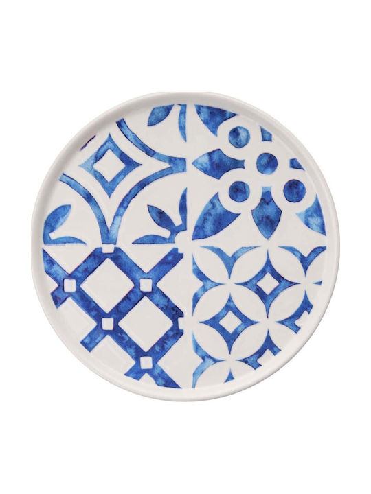 Hermia Plate Desert Ceramic White with Diameter 19.3cm 6pcs