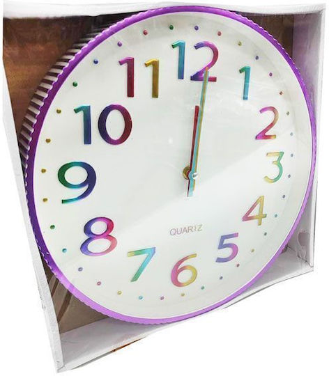 Clock Wanduhr Rot