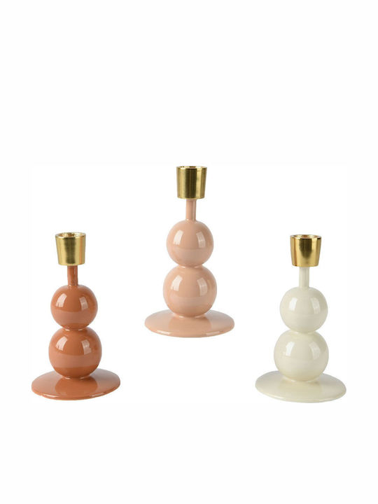 Beauty Home Candle Holder Metal in Orange Color...