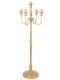 Beauty Home Prestige Metal Candle Holder in Gold Colour 122cm