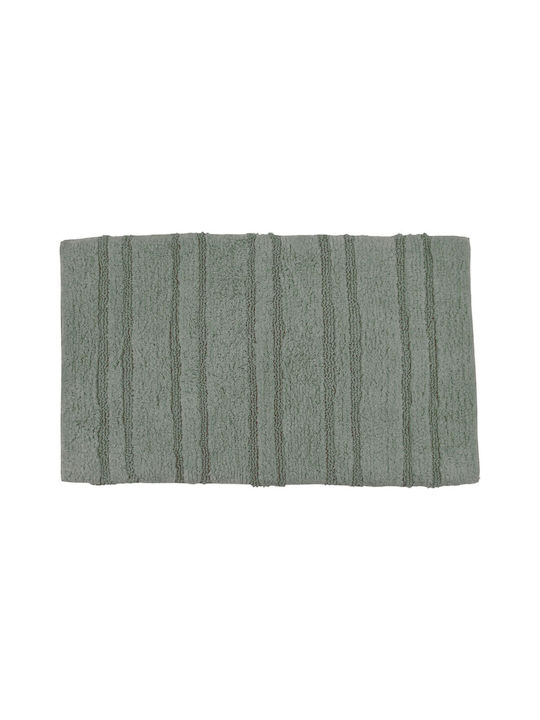 Ankor Non-Slip Bath Mat Cotton 852024 Green 50x...