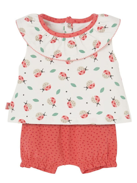 Kids Clothing Set with Shorts Summer 2 Pieces Pink
