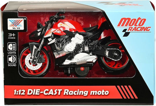 Martin Toys Motorrad Maßstab 1:12 Zurückziehen
