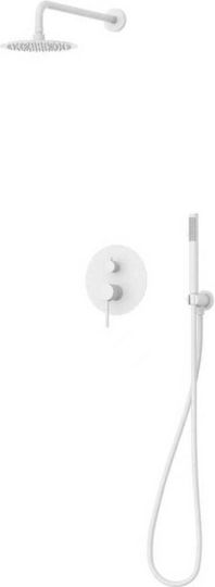 Sparke Built-in Faucet Mixer for Shower White Sparke Built-in Faucet Mixer for Shower White