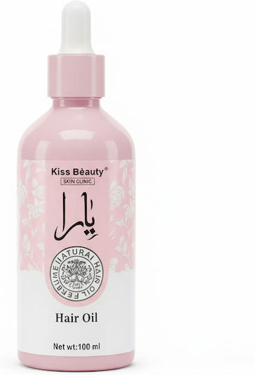 Ulei Pentru Păr Esență de Trandafir și Rozmarin Kiss Beauty 100 Ml