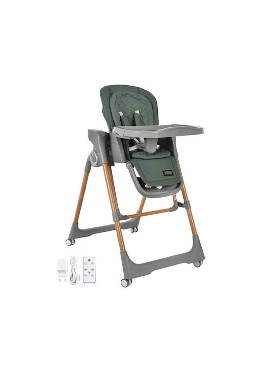 Bebe Stars Serenna Foldable Highchair 2 in 1 with Adjustable Height Green
