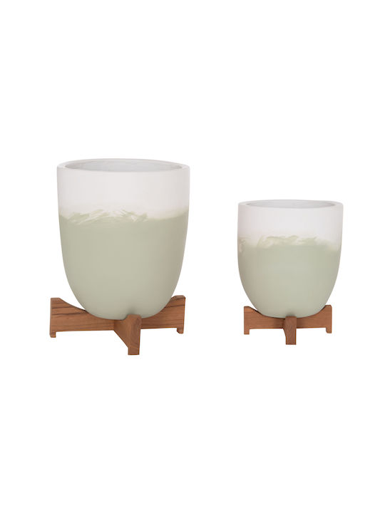 HomeMarkt Σετ 2 Γλάστρες Πήλινες Terracotta