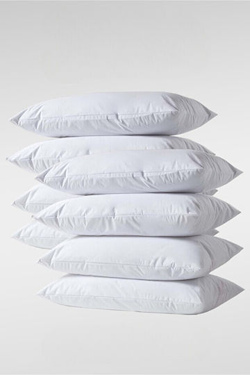 Cotton Inner Pillowcase Covers Zipper 8 Pieces White 50x70cm Cotton Inner Pillowcase Covers Zipper 8 Pieces White 50x70cm