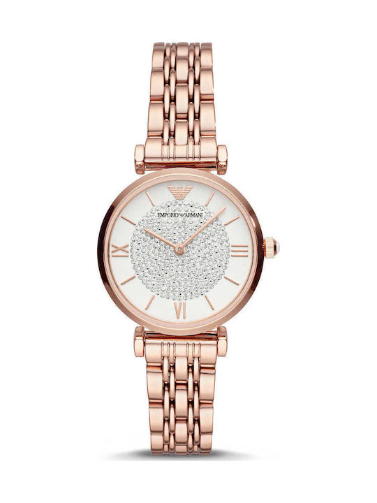 Emporio Armani Gianni T-Bar Crystals Γυναικείο ...
