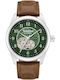 Timberland Northbridge Мъжки Часовник 43mm Автоматичен с Кафява Кожена Каишка