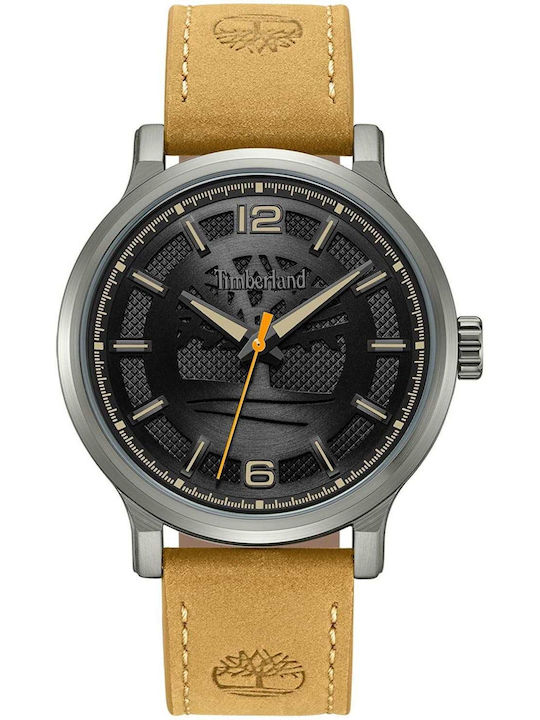 Timberland Ανδρικό Ρολόι 43mm Μπαταρίας με Καφέ...