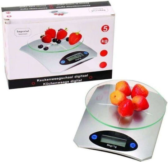 Imperial Digitale Küchenwaage bis 5kg Silber