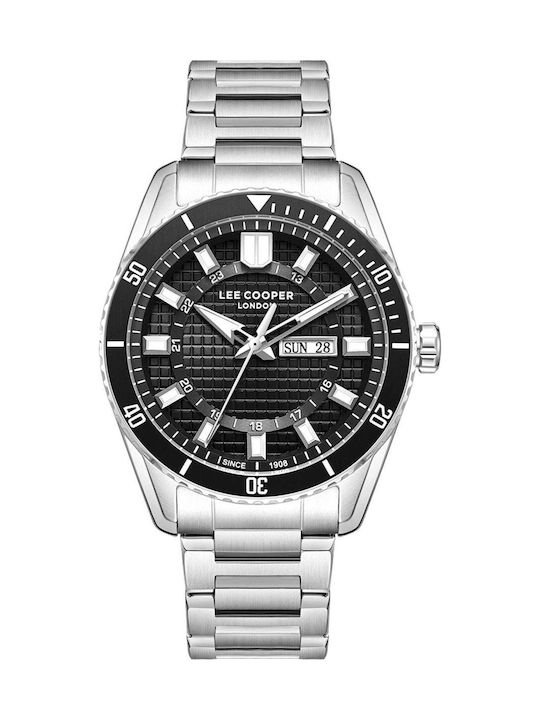 Lee Cooper Men's Watch Battery with Silver Meta...