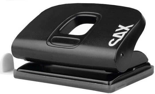 Paper Punch 10 Sheets Guide Colour Black Sax