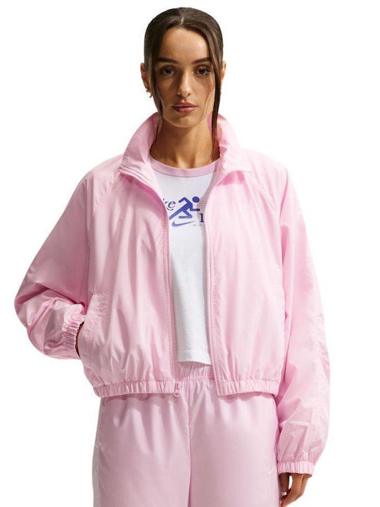 Nike Nsw Αθλητικό Μπουφάν Pink Foam
