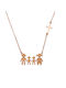 Aris Dentopoulos Jewellery Necklace Family from Pink Gold Plated Silver