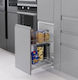 Kitchen Pull-Out Telescopic Basket 35cm S 2194