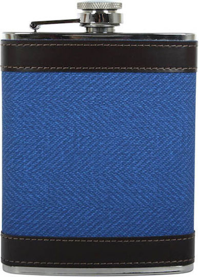 Hip Flask Φλασκί Ποτού «blue» F2290 210ml