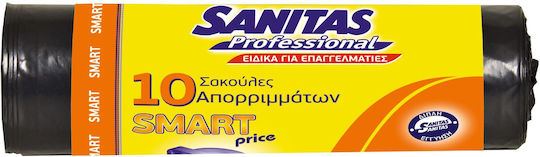 Sanitas Σακούλες Απορριμάτων 110x80cm Μαύρες