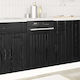 Vidaxl Kitchen Cabinet Black Beech 45 X 1.5 X 6...