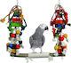 Vogelkäfig-Zubehör Birds Kingdom Papageien Schaukel 50x50cm Bke3147