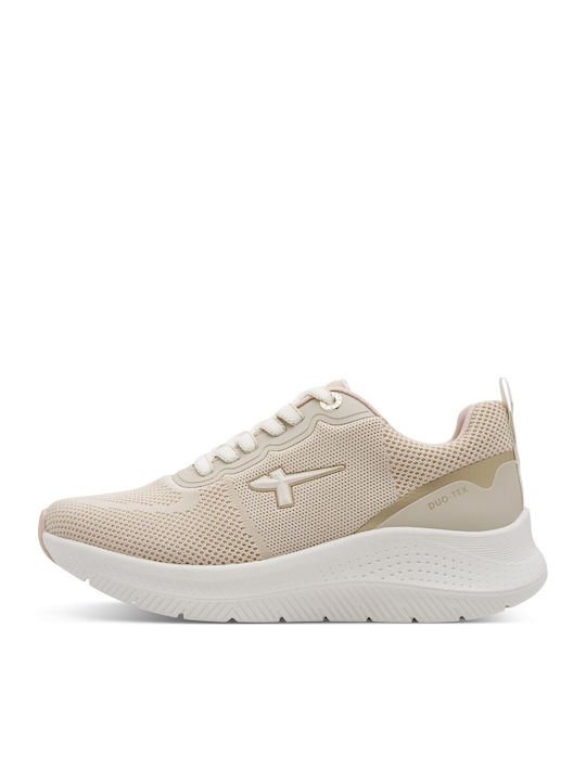Tamaris Damen Anatomisch Sneakers Beige