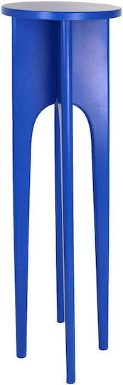 Βοηθητικό Τραπεζάκι Stylish Ξύλο Ξύλινο Μπλε Μ34xΠ34xΥ120εκ.